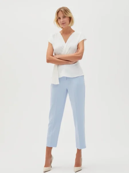 Pantaloni Marisse alb