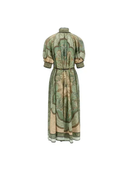 Sukienka Zimmermann garniturowa zielona