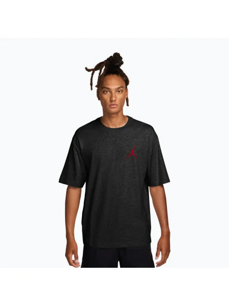 Tricou pentru bărbați Nike Jordan black/gym red negru