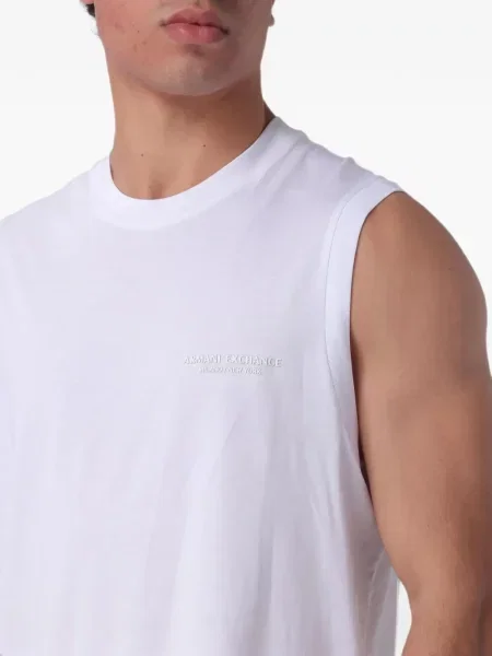 Μπλούζα Armani Exchange με σχέδιο λευκό