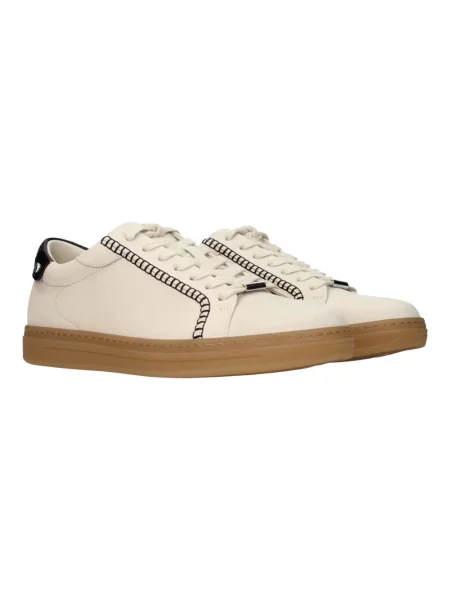 Sneakersy Jimmy Choo zamszowe beżowe