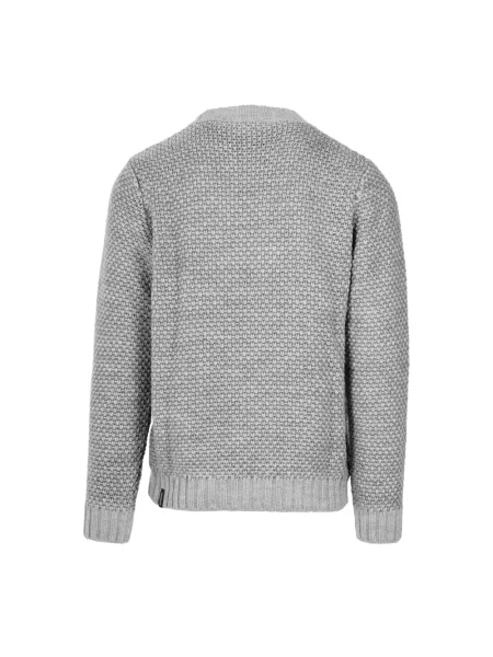 Sweter Bomboogie wełniany szary