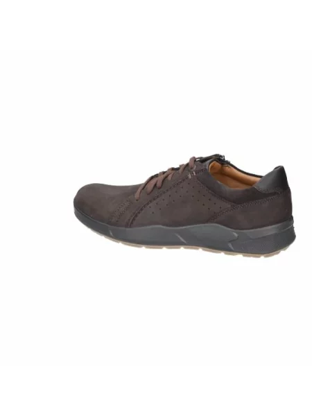 Sneakersy Jomos skórzane brązowe