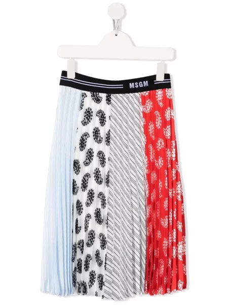 Spódnica midi dziecięca Msgm biała