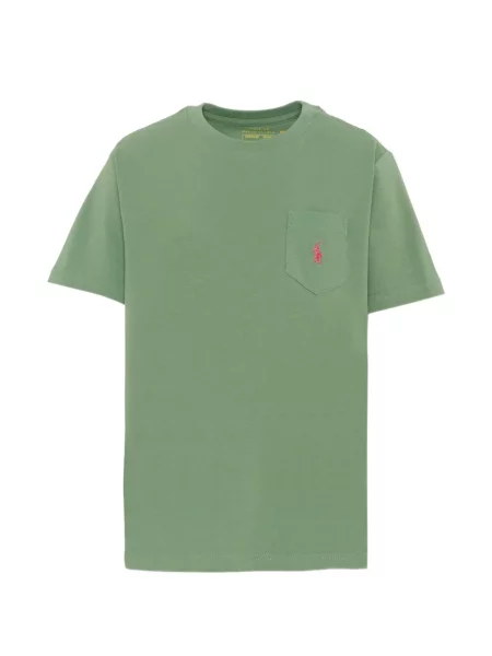 Koszulka polo dziecięca Polo Ralph Lauren zielona