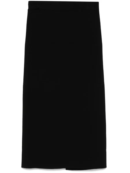 Fustă midi P.a.r.o.s.h. până la genunchi negru