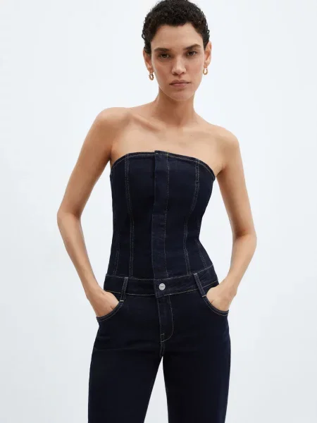 MANGO Danielle Комбінезон Темно-синій синій