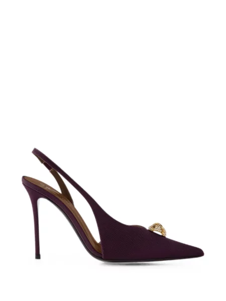 Pantofi cu toc Giuseppe Zanotti slingback violet