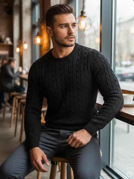 Sweter Dstreet czarny