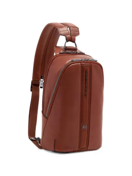 Rucsac Piquadro cu autograf maro