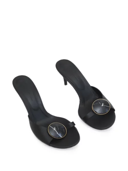 Papuci tip mules Christopher Esber din piele negru