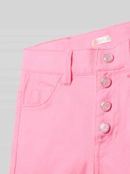Szorty o kroju regular fit z elastycznym pasem Billieblush różowe