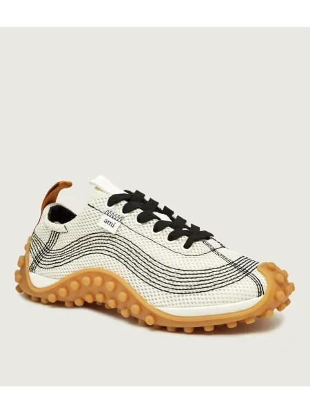 AMI Paris Sneakers Mirage cu adaos de piele