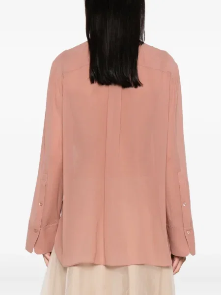 Cămașă Dorothee Schumacher cu volane roz