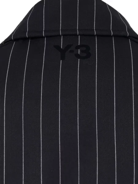 Pruhovaná košile Y-3 černá