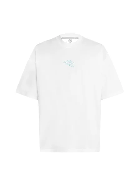 Carlo Colucci Tricou albastru / portocaliu / roșu alb