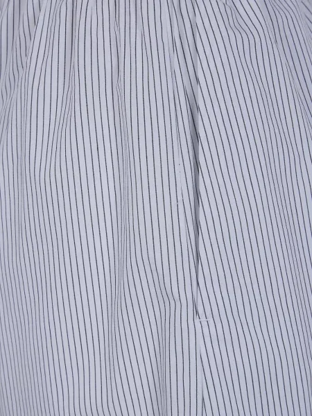 Pantaloni scurți By Malene Birger cu dungi alb