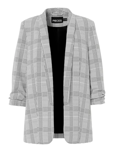 PIECES Sacou PCBOSELLA gri / negru alb