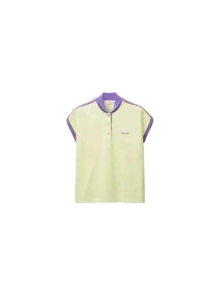 Koszulka polo Versace z logo żółta