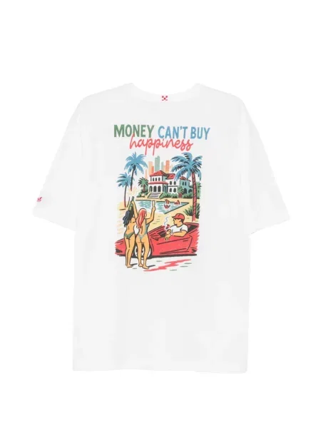 Tricou Mc2 Saint Barth cu imagine alb