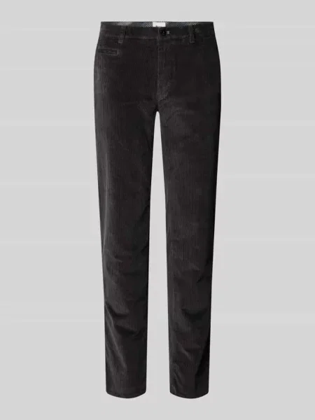 Spodnie sztruksowe o kroju slim fit z z tyłu model ‘Fabio’ Brax
