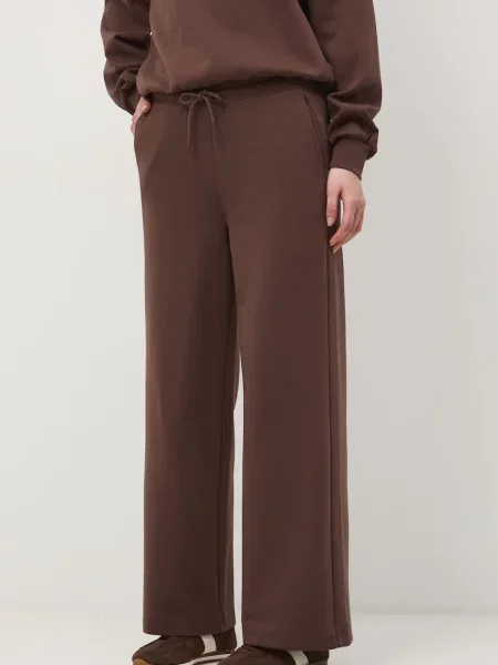 Medicine spodnie dresowe brązowe