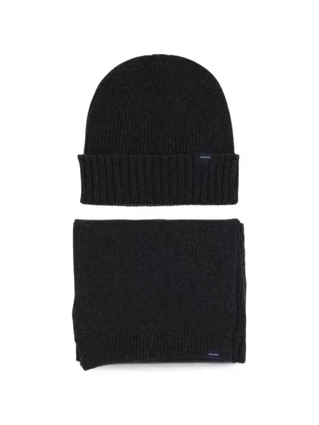 Pletený šál Woolrich černý
