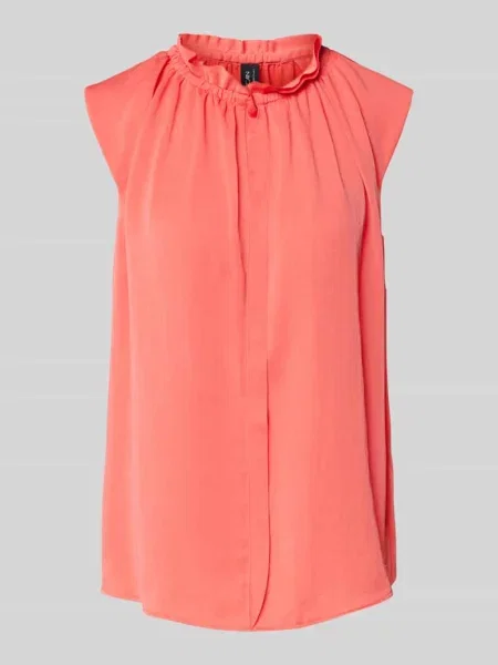 Bluzka Marc Cain ze stójką z krótkim rękawem