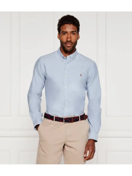 Polo Ralph Lauren Cămașă Core Replen Albastru celest alb