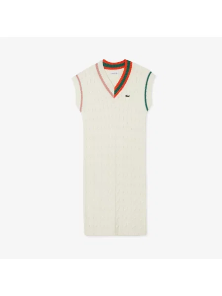Lacoste Sukienka biała