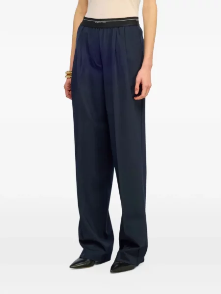 Pantaloni Semicouture cu autograf albastru