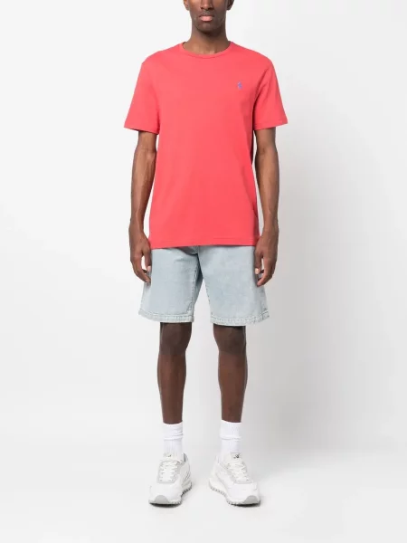 Μπλούζα Polo Ralph Lauren με στρογγυλή λαιμόκοψη με σχέδιο κόκκινο