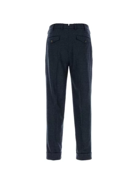 Pantaloni Pt Torino cu model pepito albastru