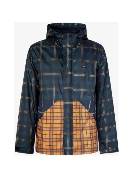 Kurtka Pepe Jeans Benson granatowo-brązowa L niebieska