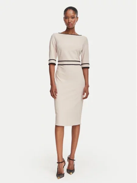 Rinascimento Rochie cocktail bej