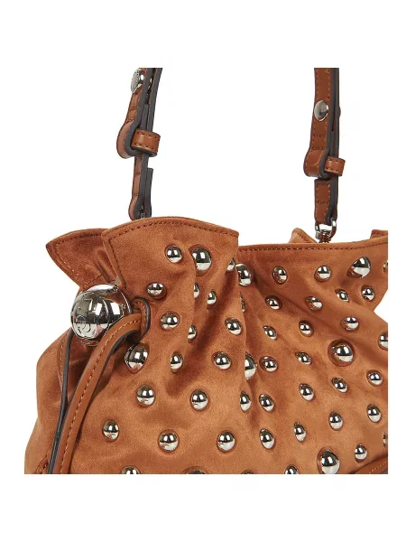 Kabelka Liu Jo s nýty hnědá