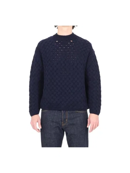 Sweter C.p. Company wełniany niebieski
