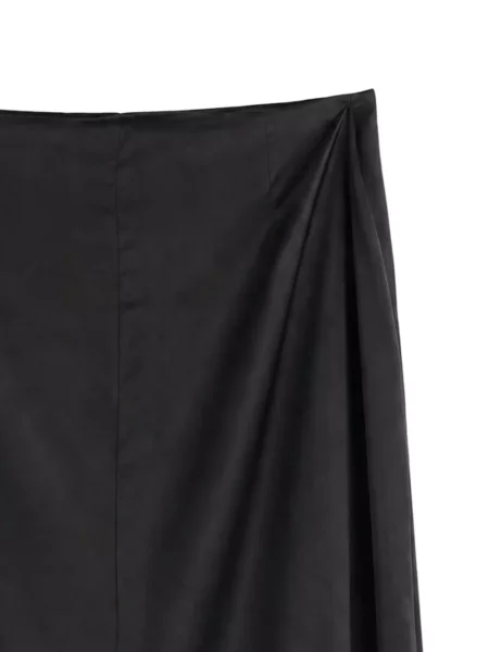 Fusta maxi Danamé drapată negru
