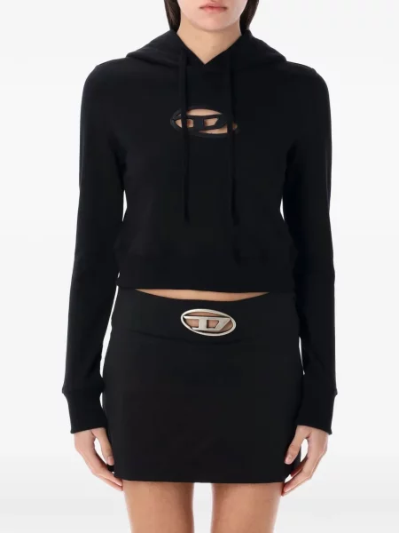 Hanorac cu glugă Diesel negru