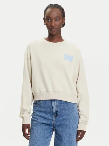 Tommy Jeans Bluza beżowy