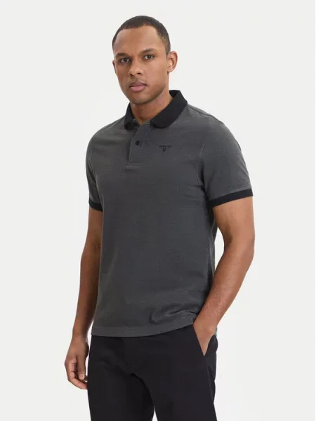 Barbour Tricou polo Essential gri