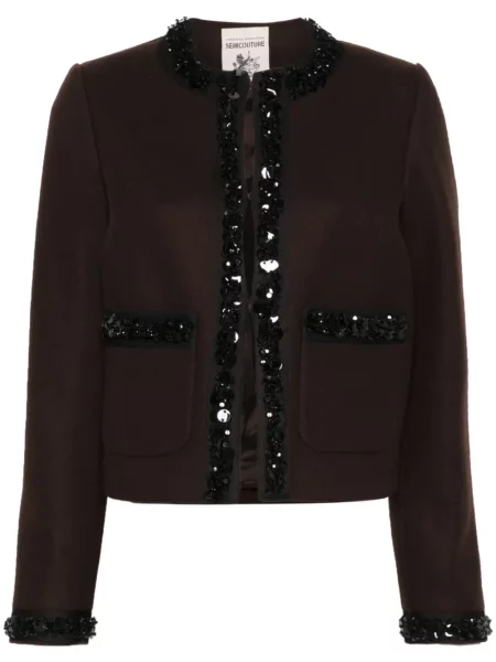 Geacă Semicouture maro