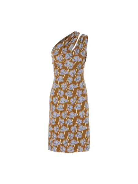 Sukienka koktajlowa Versace z krepy