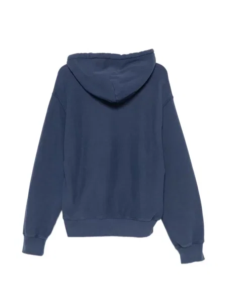 Hanorac cu glugă Stüssy cu imagine albastru