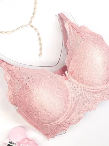 ISSA Plus Бюстгальтер текстиль рожевий