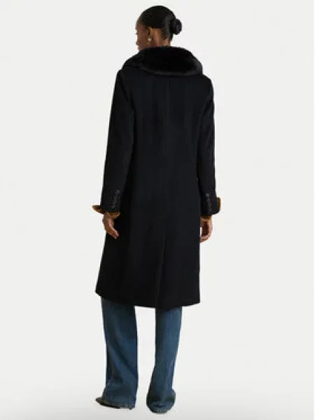 LAUREN RALPH LAUREN Gyapjú kabát Világosbarna Oversize