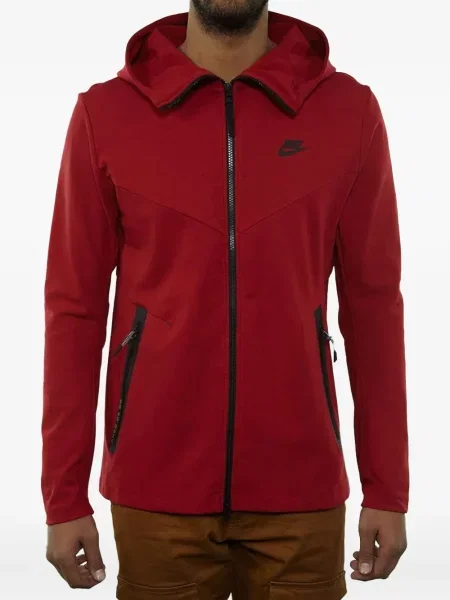 Haftowane okulary przeciwsłoneczne Nike do biegania płócienne czerwone