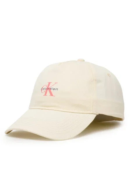 Calvin Klein Șapcă roșu / alb bej