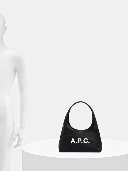 A.P.C. hobo táska női műbőr baby ninon shoulder fekete