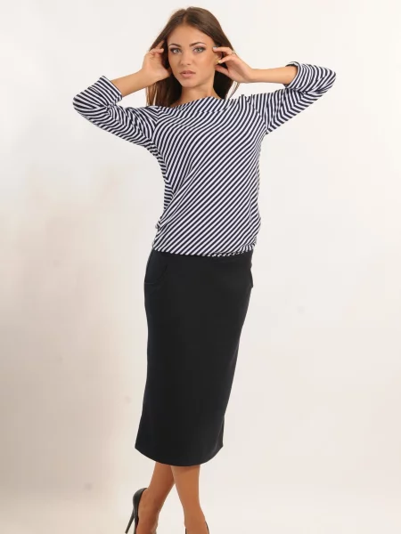 Спідниця міді RiMari темно-синій синя